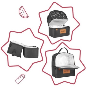 Сумка THERMAL для коляски Badabulle Pick and Go, черная T011