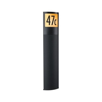 Боллард Paulmann Zigbee, номер дома PADEA LED DIM 9W 2200-3000K IP44 - antrac