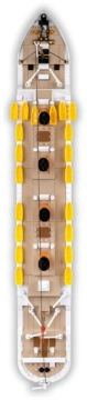 Корабль Cobi RMS Титаник 1914А 600 элементов