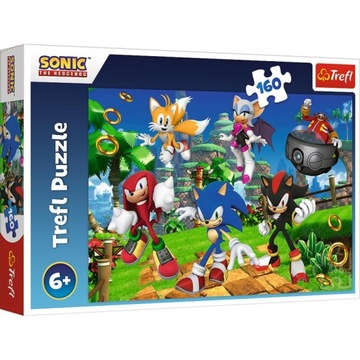 Puzzle Trefl Sonic i przyjaciele 160 el.