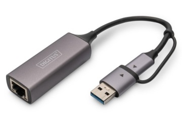 Сетевая карта USB A/Type-C 2,5 Гбит/с Digitus