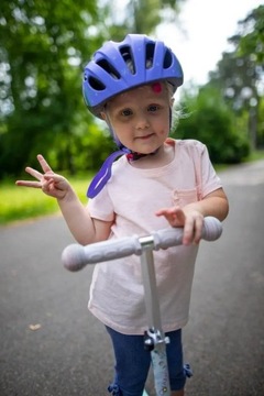 ВЕЛОСИПЕДНЫЙ ШЛЕМ IN-MOLD FROZEN 2 VIOLET