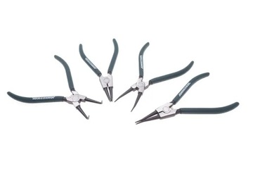 Zestaw 4szt. szczypiec 7'' do pierścieni Seegera we wkładce plastikowej AG0