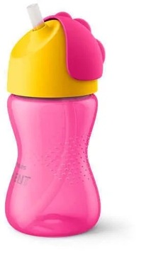 AVENT Чашка-непроливайка, бутылка для воды с трубочкой, 300мл, 12м+