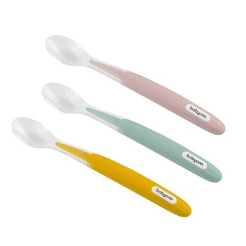 BabyOno Мягкая силиконовая ложка