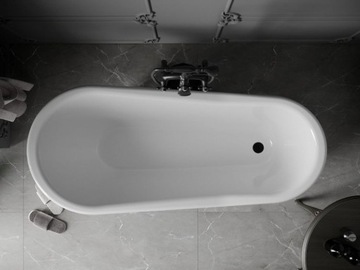 MEXEN РЕТРО ОТДЕЛЬНО СТОЯЩАЯ ВАННА 170 X75 ЧЕРНЫЕ НОЖКИ