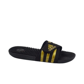 Мужские спортивные шлепанцы для бассейна, черные adidas ADISSAGE EG6517 44 2/3