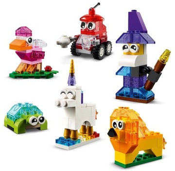 LEGO 11013 Classic Kreatywne przezroczyste klock