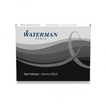 Naboje do pióra WATERMAN czarne