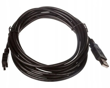 USB-кабель 3 м, черный разъем USB A/M - разъем miniUSB B/M s/USB 2.0