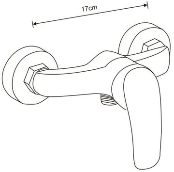MEXEN FABIA DB62 ZESTAW PRYSZNICOWY BATERIA CZARNY