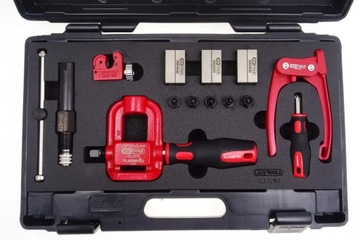 KS Tools 122.1290 Комплект приспособлений для обжима тормозных магистралей