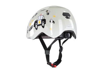 Детский шлем ABUS SMILEY 3.0 серый полицейский М