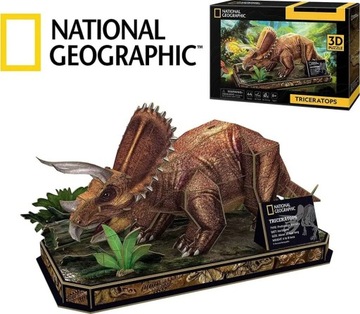 Пазл National Geographic Трицератопс 3D - Cubic Fun