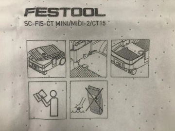 FESTOOL CT MINI CT MIDI мешок для пылесоса 204308