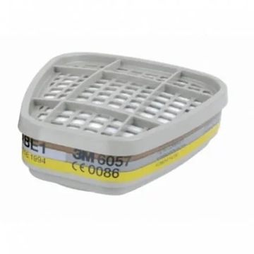 Фильтр-абсорбер 3M 6057 ABE1 газы пар ОРИГИНАЛ 2 ШТ.