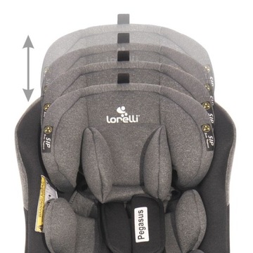 Lorelli PEGASUS ISOFIX сиденье 0-36 КГ СЕРЫЙ
