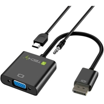 TECHLY HDMI - VGA - аудио 3,5 мм - microUSB HDMI (вилка) - адаптер VGA