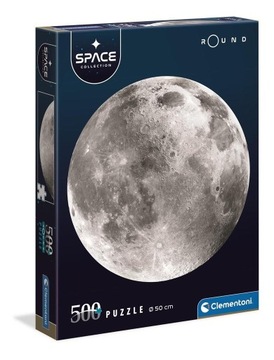 Puzzle okrągłe 500 elementów. Space Collection. Księżyc