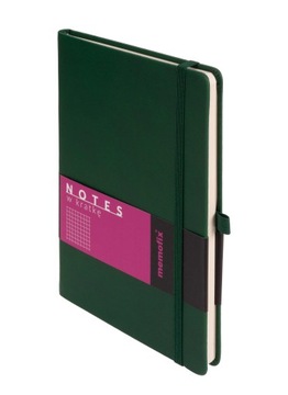 Memofix A5 notes kratka zielony/ antra