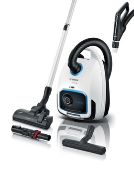 Ultra cichy Odkurzacz workowy Bosch Serie 6 BGB6SIL1 zasięg 12m