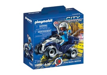 PLAYMOBIL 71092 Policyjny Speed Quad - Policja