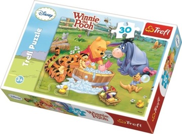 Puzzle Trefl 30 elementów Puzzle Kąpiel Prosiaczka 30 18198