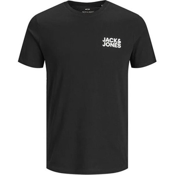 Jack&Jones T-Shirt Corp Logo 12151955 Czarny Slim Fit