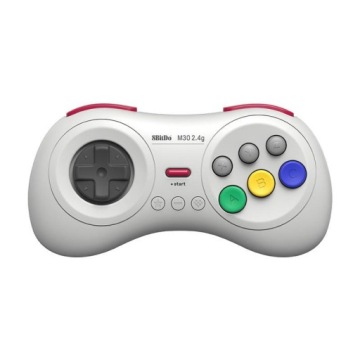 2X 8BITDO M30 2.4G контроллер белый