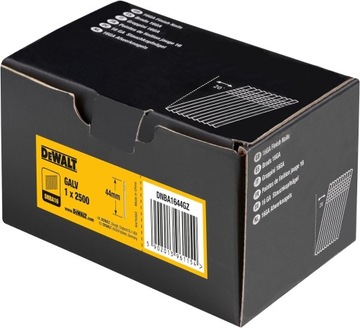 Гвозди DEWALT 44 мм x 1,6 мм для гвоздезабивателя DCN660 / 2500 шт.