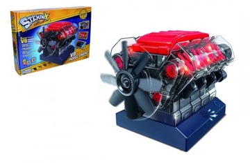DUMEL TECH Stemnex Model Silnika spalinowego V8 do składania budowania Wiky