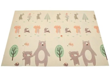 ДВУХСТОРОННИЙ ОБРАЗОВАТЕЛЬНЫЙ КОВРИК ЁЖ 150Х195СМ