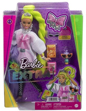 Барби Экстра кукла неоновые зеленые волосы HDJ44