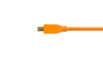 ИНСТРУМЕНТЫ ДЛЯ ПРИВЯЗКИ TetherPro USB-A 2.0/Mini-B, 5-контактный, 4,6 м, оранжевый привязной кабель