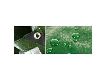 Gruba PLANDEKA 3x3 260g płachta mocna okrycie mrozoodporna wodoodporna UV++