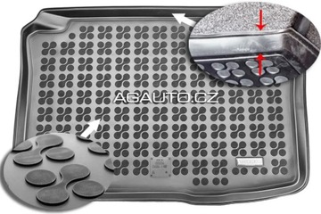 Коврик в багажник, материал: Резина, 1 шт., цвет: Черный. Подходит: TOYOT.