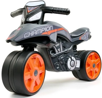 Черные широкие бесшумные колеса FALK Motorcycle Street Champion на 2 года с