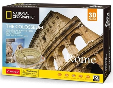 Puzzle 3D National Geographic The Colosseum KOLOSEUM Rzym Na Prezent ROMA