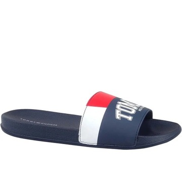 TOMMY HILFIGER POOL SHOWER KLAPKI PLAŻOWE BASENOWE