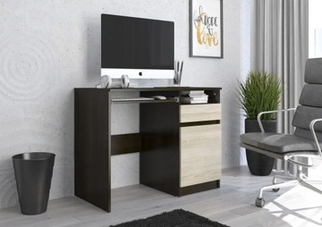 Мебельный письменный стол 96см венге микс sonoma N35