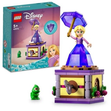 LEGO Disney 43214 Рапунцель, вращающийся ключ, лягушка-зонтик, 89 кубиков 5+