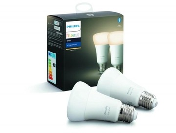 Лампа Philips HUE 9 Вт A60 E27 (2 шт.)