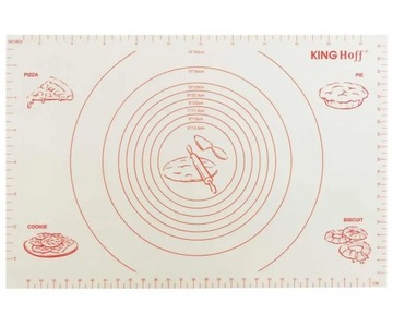 СИЛИКОНОВАЯ ДОСКА БОЛЬШОЙ СКЛАДНОЙ ПРОТИВОСКОЛЬЖАЮЩИЙ КОВР ДЛЯ ТОРТА 60 Х 40 СМ