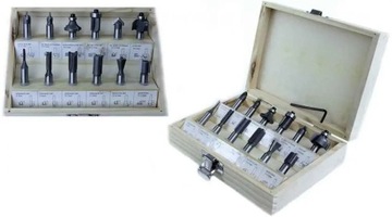 НАБОР ИЗ 12 ФРЕЗ ДЛЯ ДЕРЕВА 8 мм.