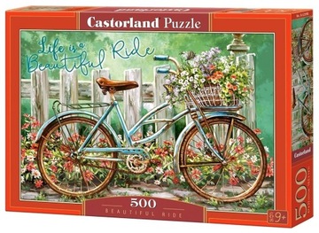 CASTORLAND Puzzle 500 el. przejażdżka rowerem