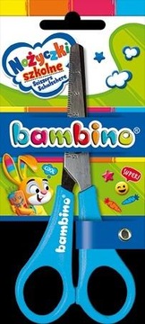 Ножницы Bambino на блистере MAJEWSKI mix, цена за 1 шт.