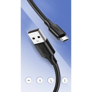 UGREEN Высокоскоростной кабель USB-A - Micro USB для зарядки телефонов QC 3.0 1 м
