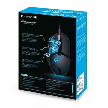 Проводная мышь Logitech G402 Hyperion Fury с оптическим сенсором