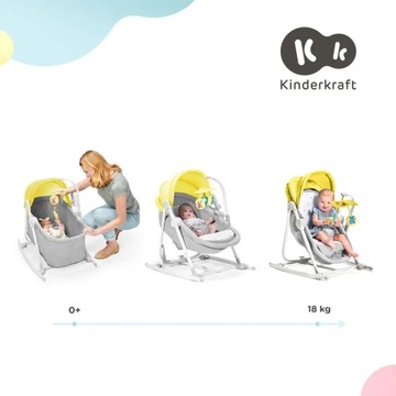 КРЕСЛО KINDERKRAFT UNIMO UP СТУЛ 5-В-1