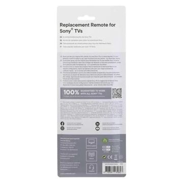 ОДИН ДЛЯ ВСЕХ Пульт дистанционного управления URC4912 для телевизоров Sony